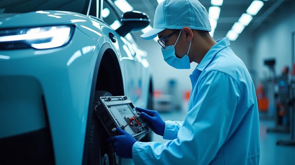 Diagnostic et entretien véhicule électrique